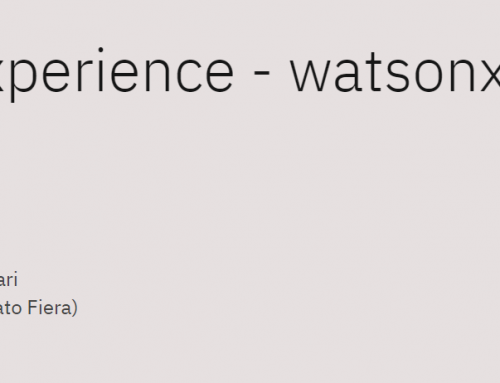 01 presenta Jack01 a IBM AI experience – watsonx on tour – Bari